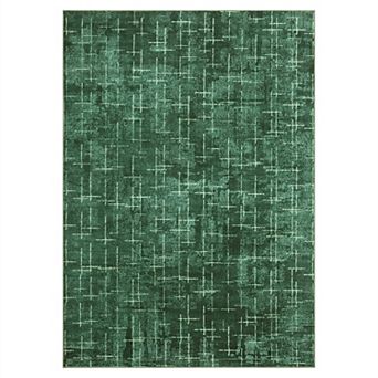 Washable Rug for Living Room Non-Slip Modern Abstract Area Rug Stain Resistant Large Bedroom Rug