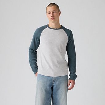 Men's Levi's® Long Sleeve Thermal Raglan Block Crewneck T-Shirt