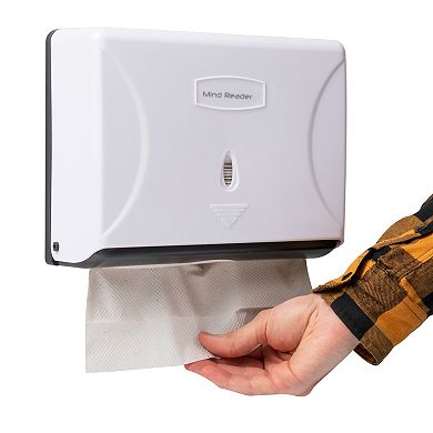 Mind Reader Tri-Fold Paper Towel Dispenser Towel Holder