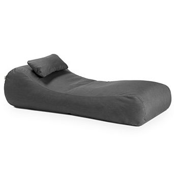 Arlo Outdoor Bean Bag Sun Lounger - Pool and Patio Chaise Recliner