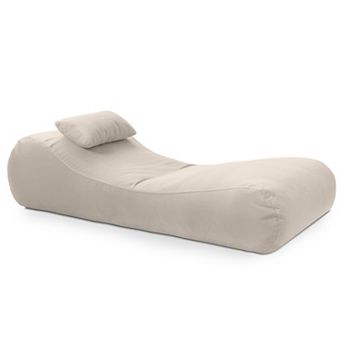 Arlo Outdoor Bean Bag Sun Lounger - Pool and Patio Chaise Recliner
