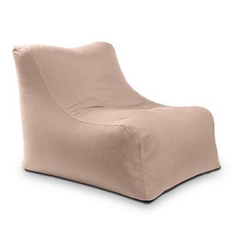 Jaxx Ponce Outdoor Bean Bag Chair - Patio and Poolside Lounge Seating