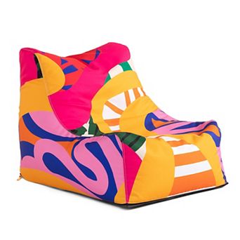 Jaxx Ponce Outdoor Bean Bag Chair - Patio and Poolside Lounge Seating