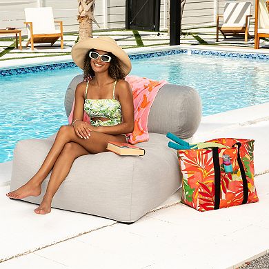 Jaxx Tybee Large Outdoor Lounge w/ Bolster