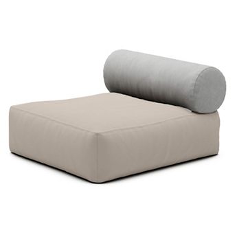 Jaxx Tybee Large Outdoor Lounge w/ Bolster