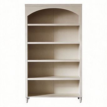 Arched Farmhouse Bookcase Adjustable Shelves Storage Display