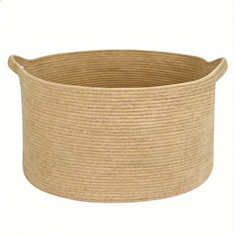 Cotton Rope Basket 22x14" XL Toy Blanket Storage