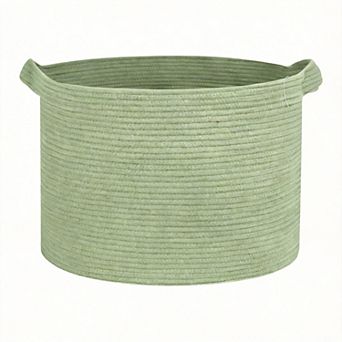 Cotton Rope Basket 22x14" XL Toy Blanket Storage