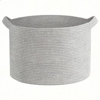 Cotton Rope Basket 22x14" XL Toy Blanket Storage