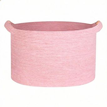 Cotton Rope Basket 22x14" XL Toy Blanket Storage