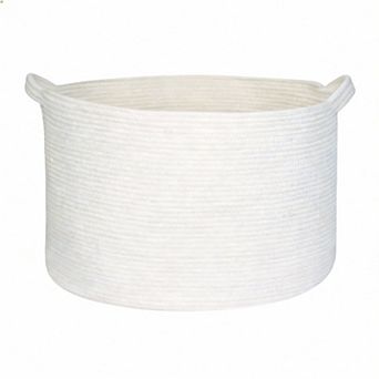 Cotton Rope Basket 22x14" XL Toy Blanket Storage