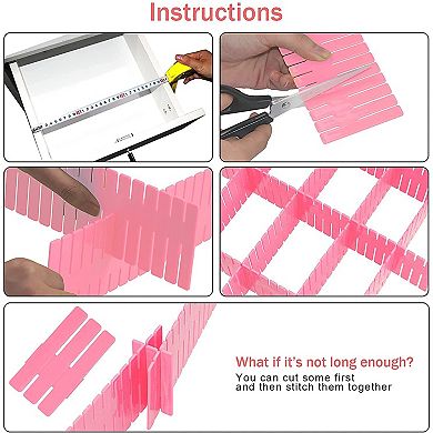 Adjustable Drawer Dividers Organizer for Socks Underwear Makeup
