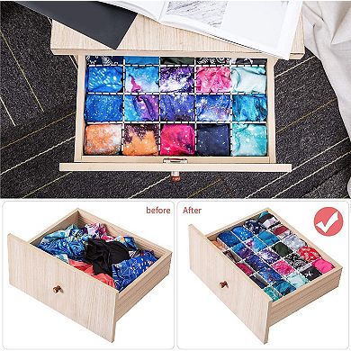 Adjustable Drawer Dividers Organizer for Socks Underwear Makeup