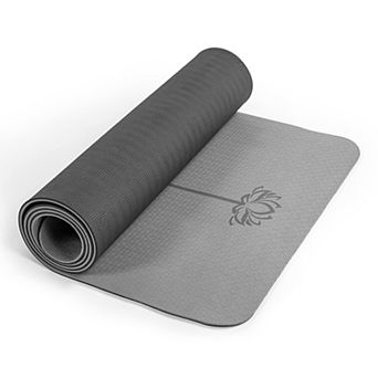 Eco Yoga Mat Non-Slip Pilates Fitness 1/4" Thick with Sling