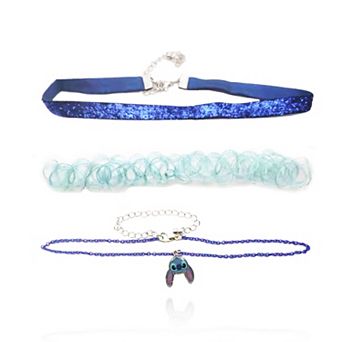 Disney Lilo and Stitch Three Piece Necklace Choker Set