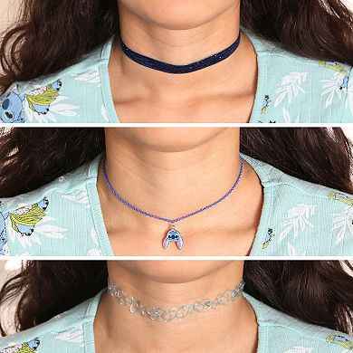 Disney Lilo and Stitch Three Piece Necklace Choker Set