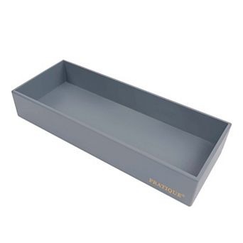 Bamboo Drawer Organizer Kitchen Utensil Desk Tray