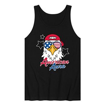 Men's American Aura Bald Eagle Graphic Tank Top