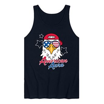 Men's American Aura Bald Eagle Graphic Tank Top