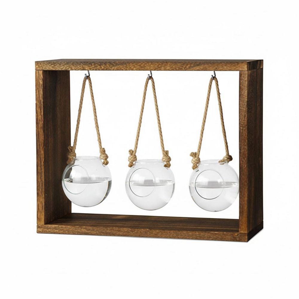 Wooden Terrarium Frame for Hanging Plants