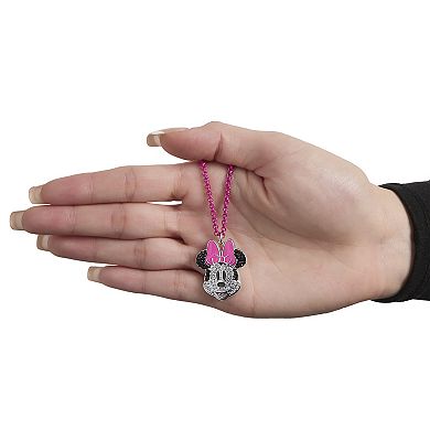 Disney Minnie Mouse Crystal Pendant Necklace