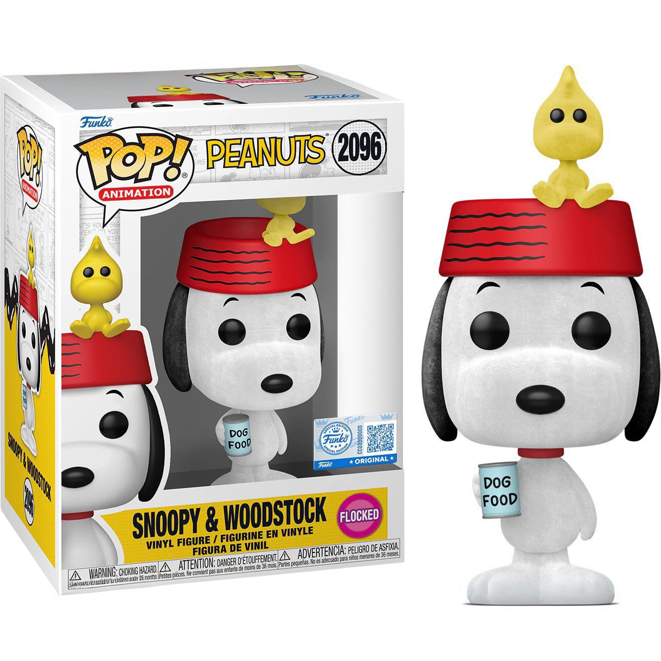 Детские фигурки Funko Pop! Funko Pop! Peanuts: Snoopy & Woodstock #2096 Flocked