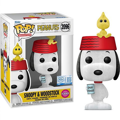Детские фигурки Funko Pop! Peanuts: Snoopy & Woodstock #2096 Flocked