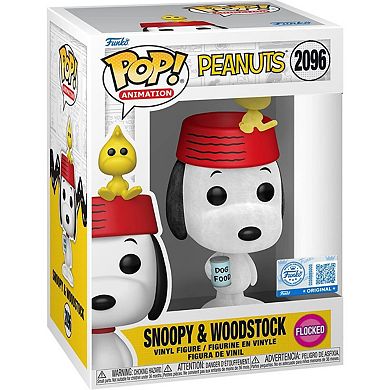 Funko Pop! Peanuts: Snoopy & Woodstock #2096 Flocked