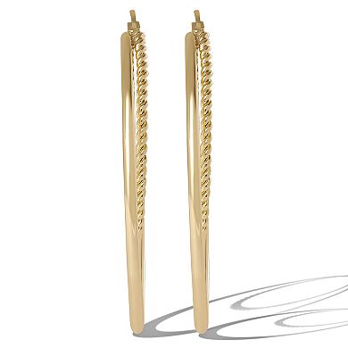 JS Jessica Simpson Double Hoop Earrings - Gold-Tone Hoop Earrings