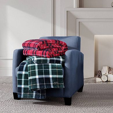 Nautica Northsail Plaid Throw Blanket
