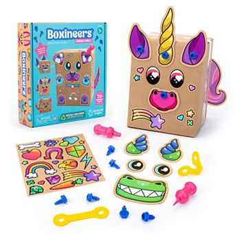 Educational Insights Boxineers™ Cardboard Animals Craft Kit