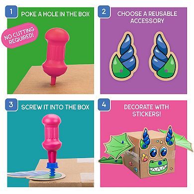 Educational Insights Boxineers™ Cardboard Animals Craft Kit