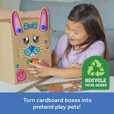 Educational Insights Boxineers™ Cardboard Animals Craft Kit