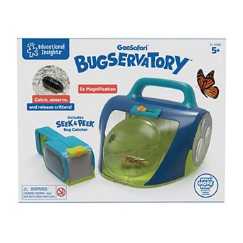 Educational Insights GeoSafari Bugservatory Bug Catcher with 5x Magnification