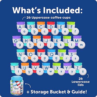 Learning Resources Alphabet Coffee Cups Set