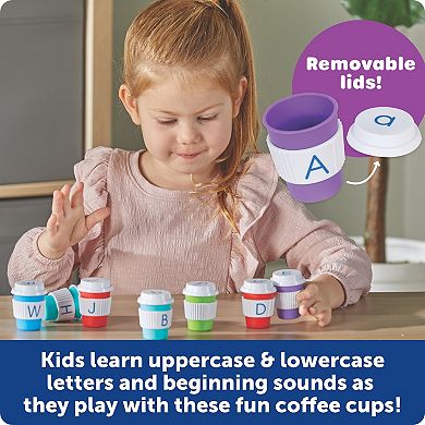 Learning Resources Alphabet Coffee Cups Set