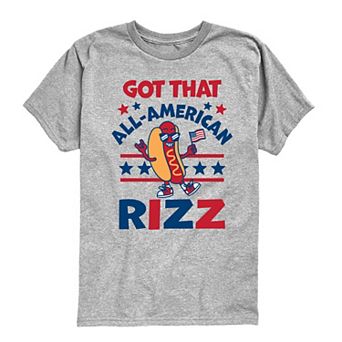 Boys 8-20 Got That All-American Rizz Graphic Tee