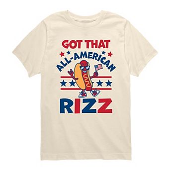 Boys 8-20 Got That All-American Rizz Graphic Tee