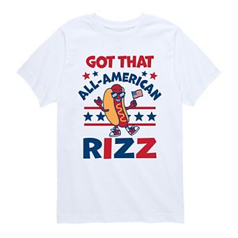 Boys 8-20 Got That All-American Rizz Graphic Tee