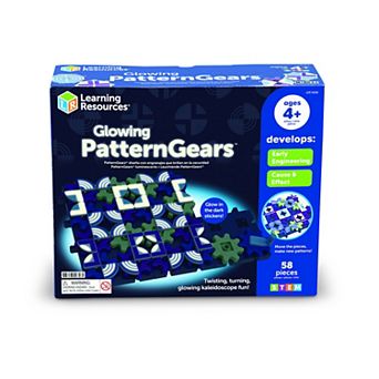 Learning Resources Glowing PatternGears 58 pc STEM Set