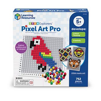 Learning Resources STEM Explorers Pixel Art Pro 752 pc Activity Set