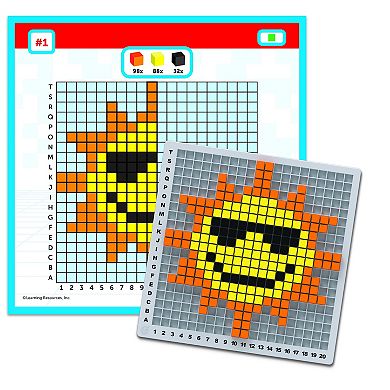 Learning Resources STEM Explorers Pixel Art Pro 752-Piece Activity Set
