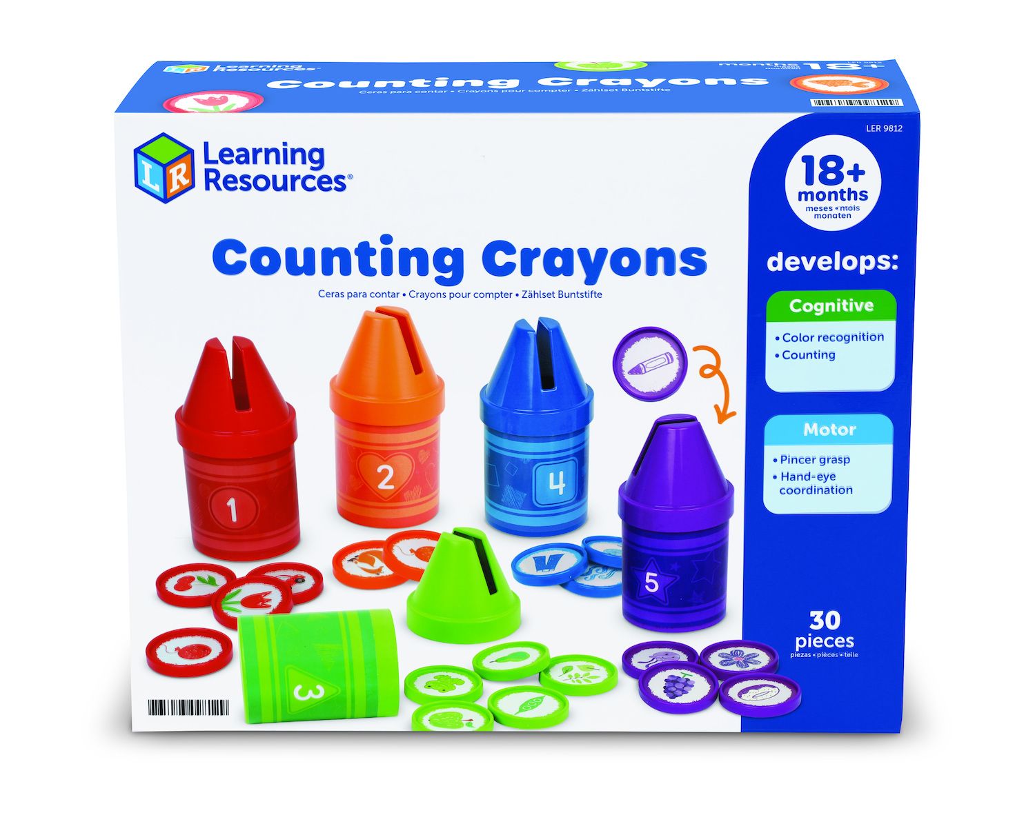 Детские игрушки Learning Resources Counting Crayons 30 pc Educational Toy — фото 1