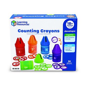 Learning Resources Counting Crayons 30 pc Educational Toy