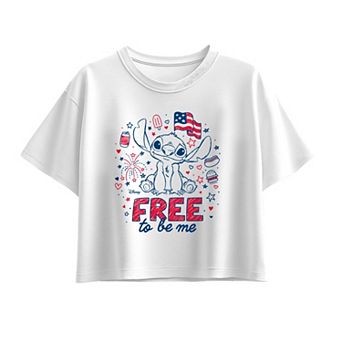 Girls 7-16 Disney's Lilo & Stitch Free To Be Me Boxy Tee