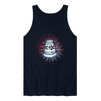 Men's ACDC Hells Bells Fireworks Graphic Tank Top