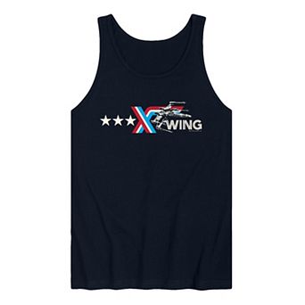 Men's Star Wars X-Wing Americana Logo Graphic Tank Top