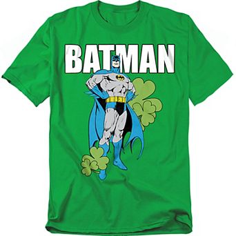 Big & Tall Batman Shamrock Graphic Tee