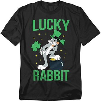 Big & Tall Looney Tunes Bugs Bunny Lucky Graphic Tee