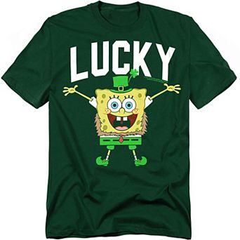 Big & Tall SpongeBob SquarePants Lucky Graphic Tee